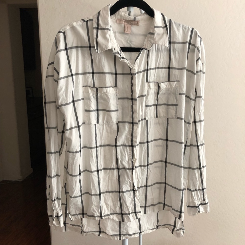Forever 21 Plaid Button Down